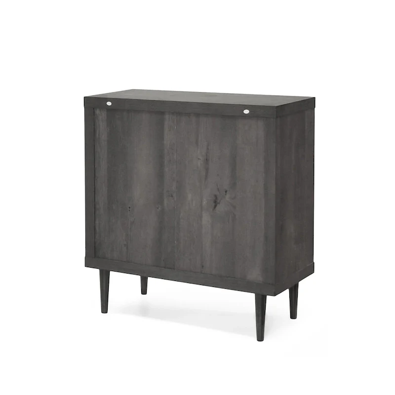 Walnut / Walnut+White / Gray Maple Mid-Century Modern 3-Drawer Chest – Single