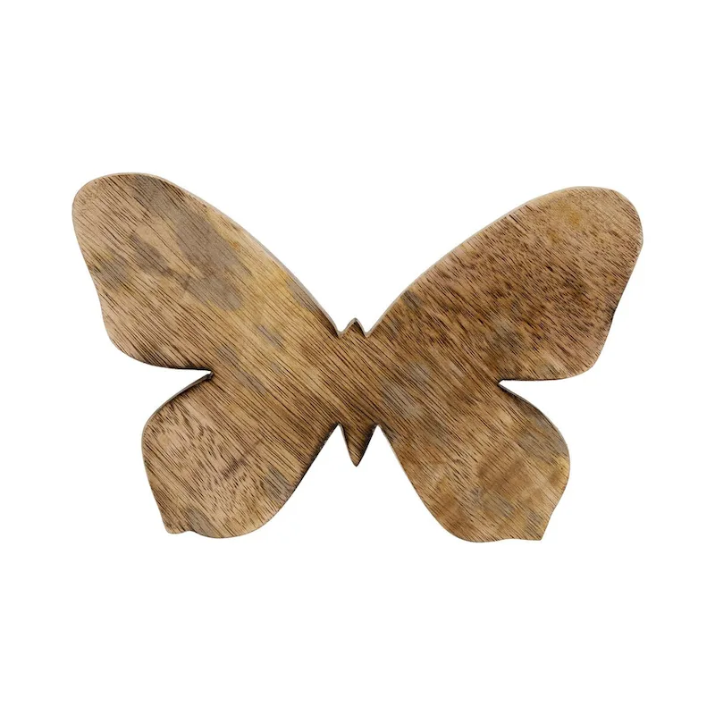 Sagebrook Home Wooden Butterfly Statue