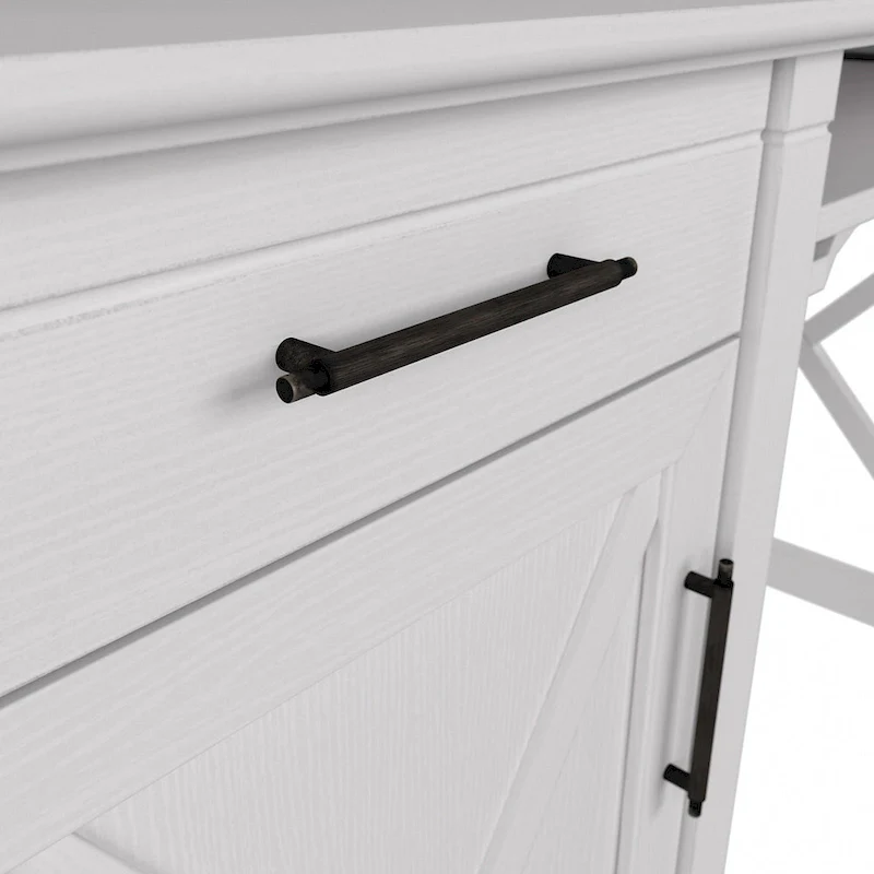 Key West 48W Small Computer Desk with Hutch by Bush Furniture