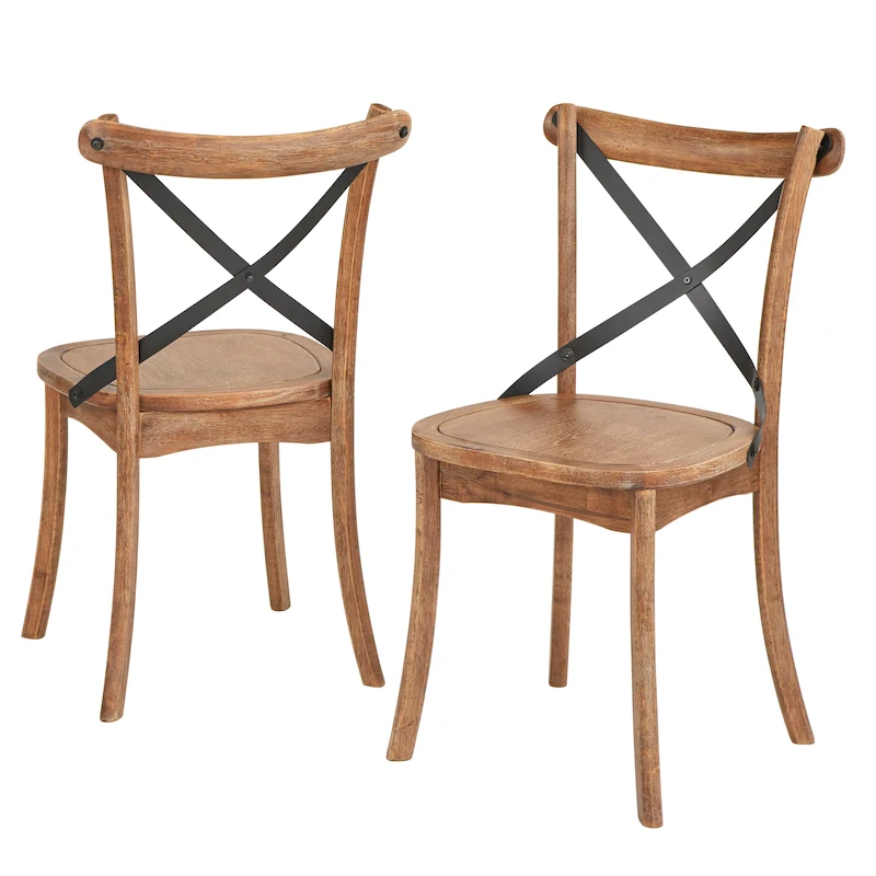 Simple Living Constance X-Back Dining Chairs (Set of 2)