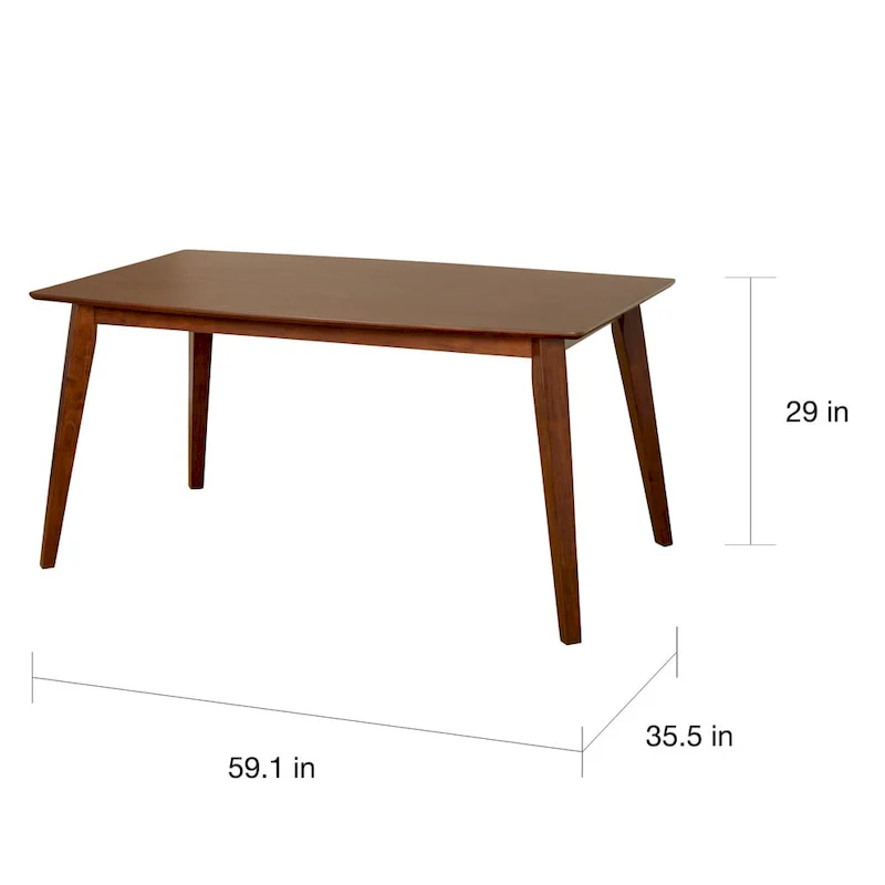 Simple Living Bernard Mid-Century Dining Table