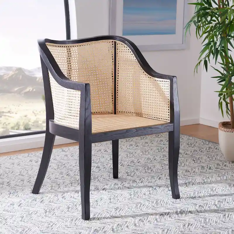 Olar Cane Dining Chair - 23.6  x 23.8  x 32.7  - 24Wx24Dx33H