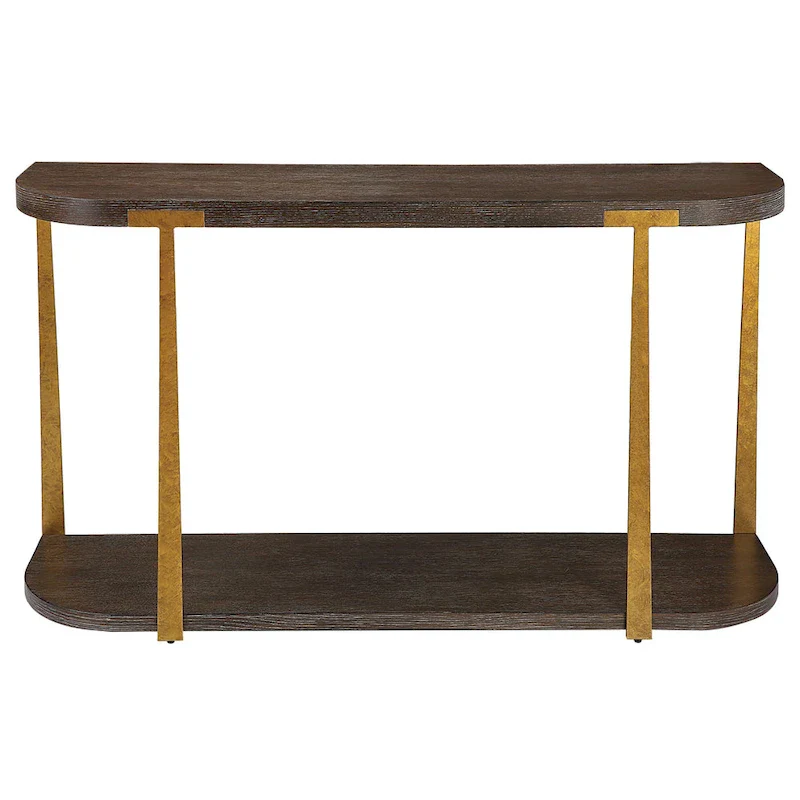 Wood Console Table - 54 W x 30 H x 14 D (in)