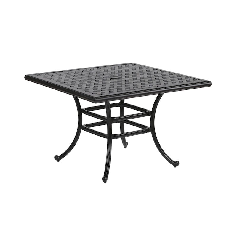 South Ponto Aluminum 44-inch Square Dining Table