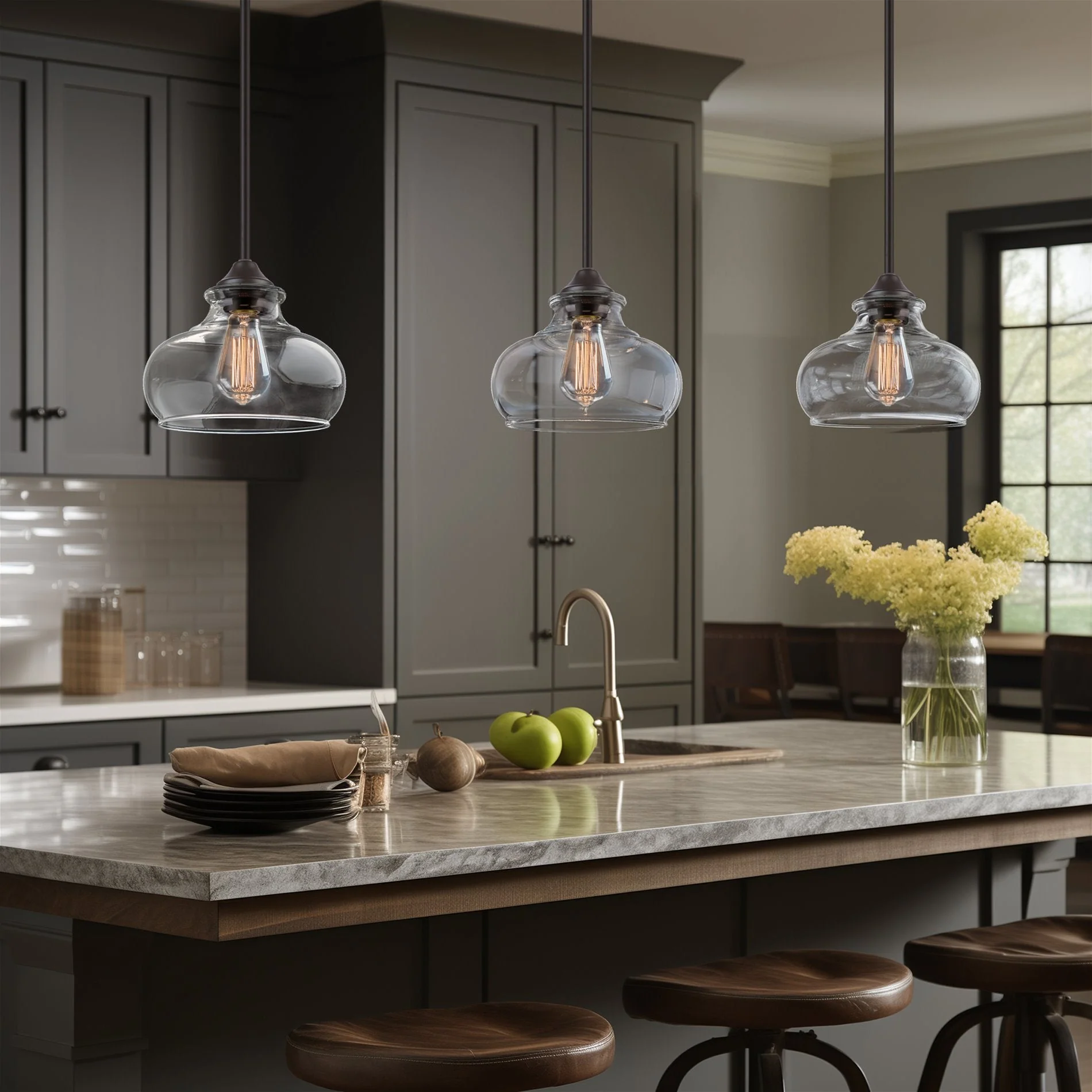 Harlow 9 Modern Industrial Farmhouse Pendant Light