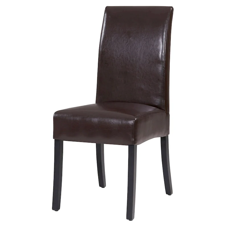 Valencia Leather Dining Side Chair, (Set of 2)