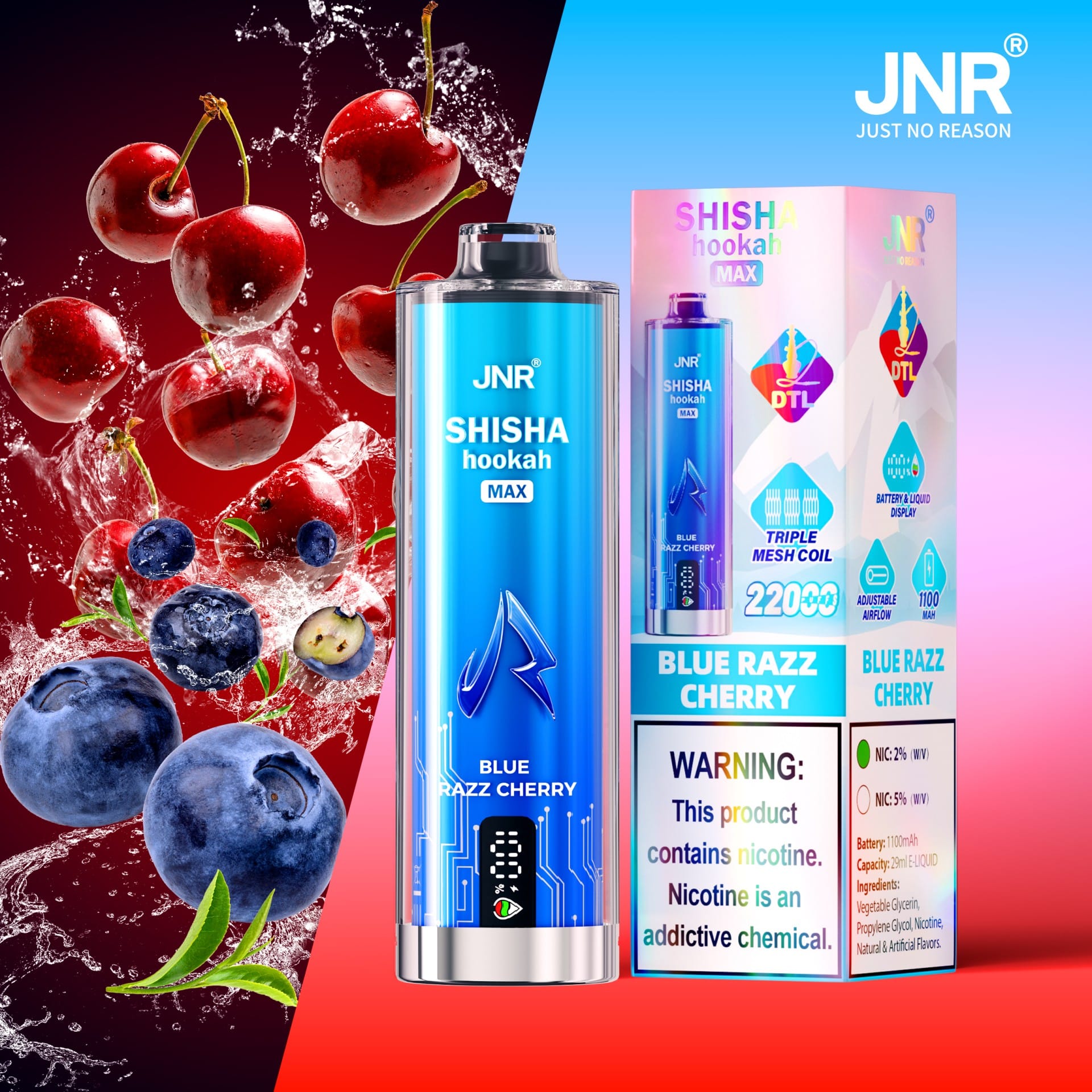 JNR SHISHA MAX 22000