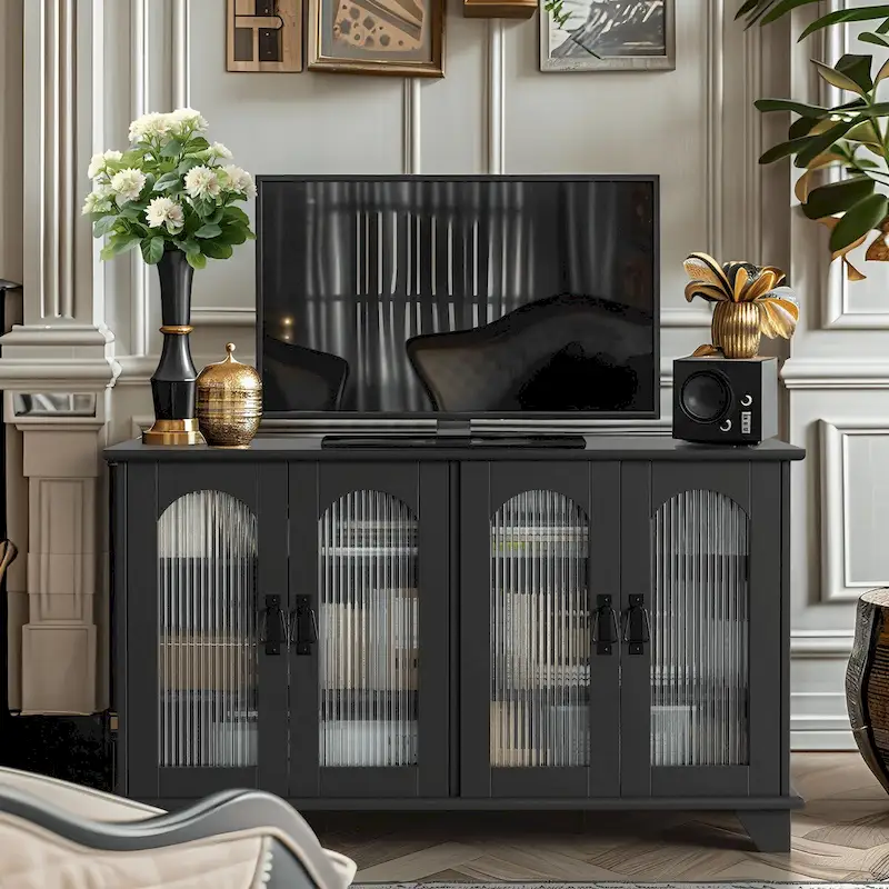 TV Stand with Storage for TVs up to 45 Inches