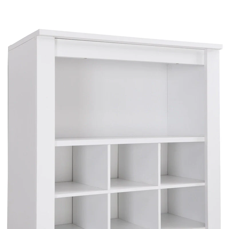 Stylish Design 30 Shoe Cubby Console