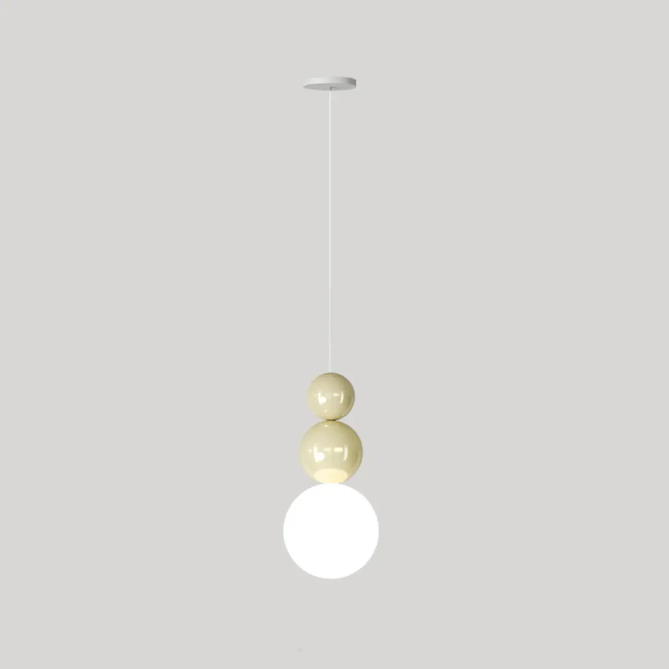Contemporary Globe Pendant Light with Adjustable Cords for Dining
