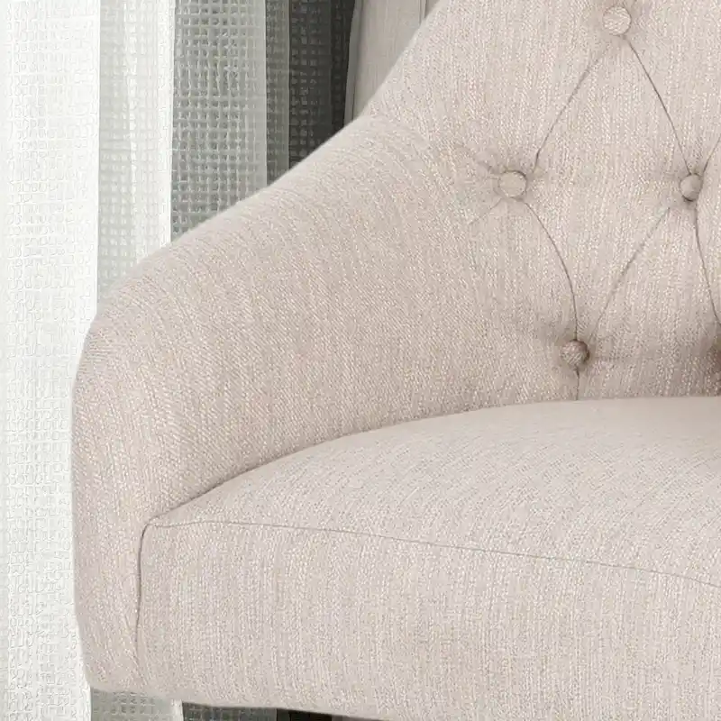 Barbour Upholstered Swivel Office Chair by Christopher Knight Home - N/A