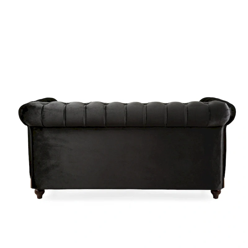 Chesterfield Velvet Loveseat Sofa