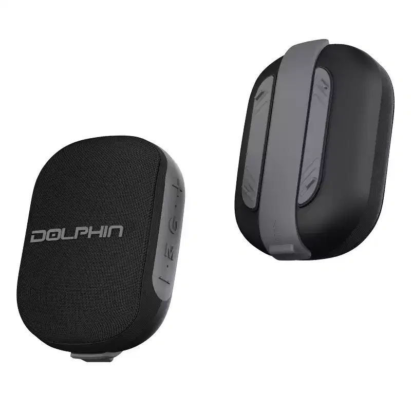 Dolphin Audio CLP-150 Portable Waterproof Bluetooth TWS Clip Speaker, Black