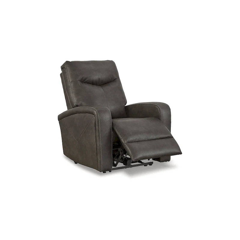 Signature Design by Ashley Ryversans Power Recliner with Adjustable Headrest