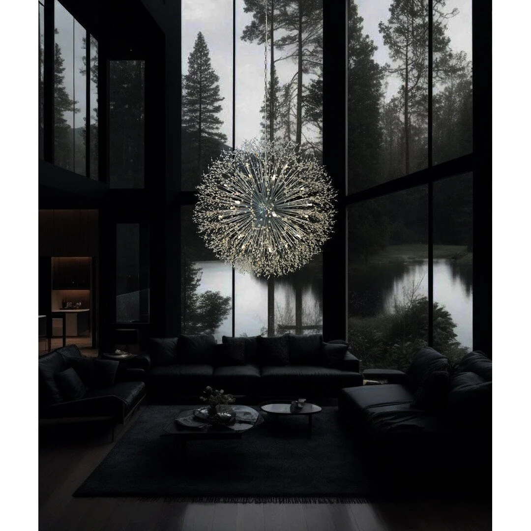 Starburst Chandelier 47 Wide Crystal Lighting Fixture