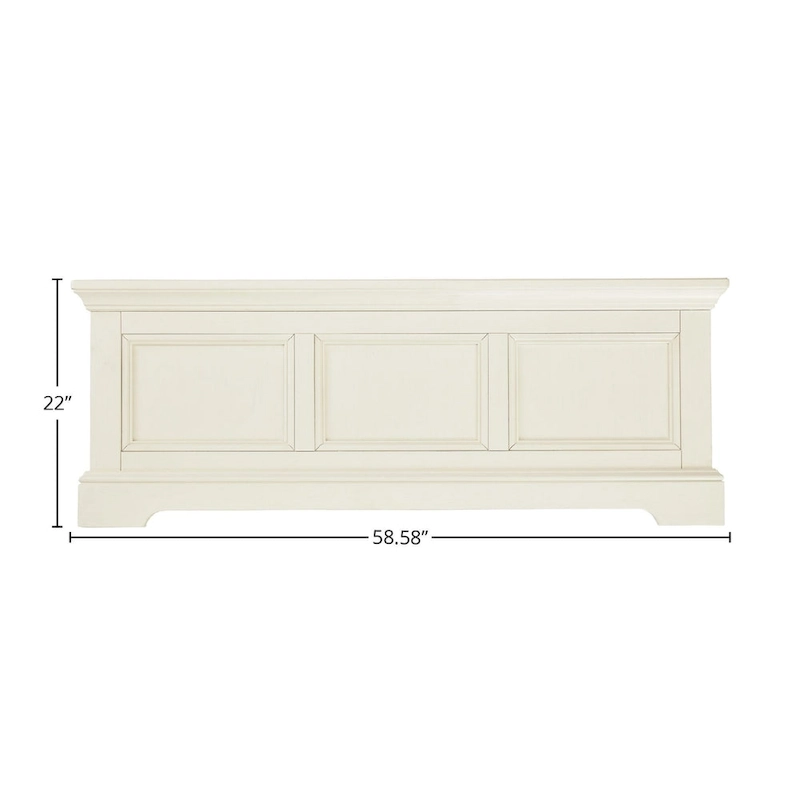 Hanley 59 Wide Low Profile Footboard, Chalk