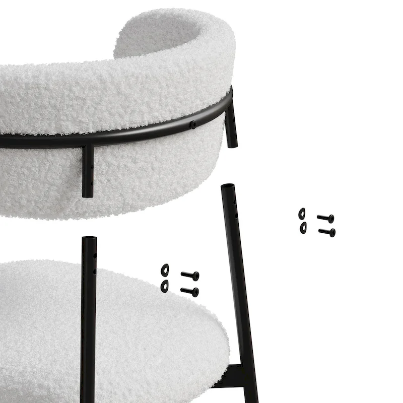 Dining Chairs Set Of 2 With Metal Legs