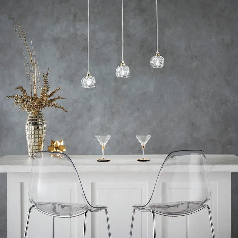 Galway Round Crystal LED Pendant / Chandelier by iNSPIRE Q Bold