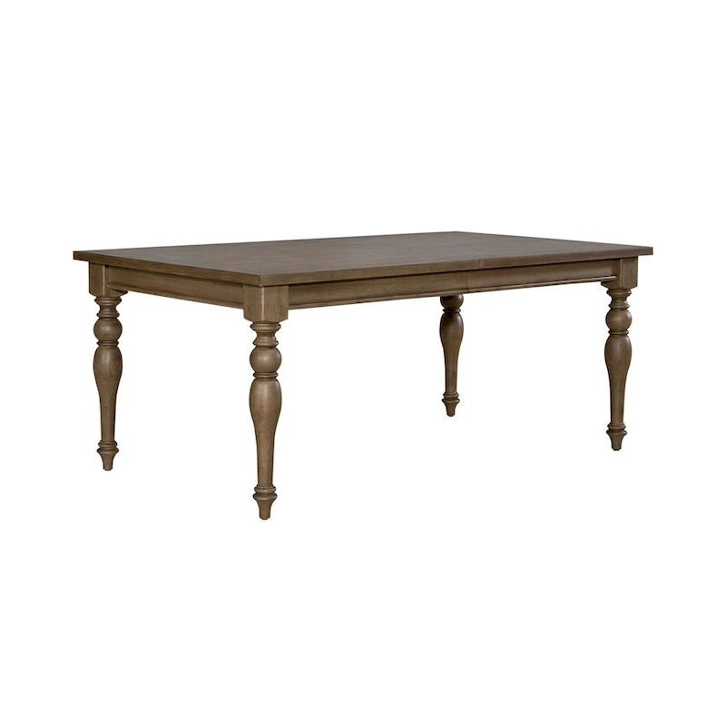 Americana Farmhouse Dusty Taupe Rectangular Leg Table