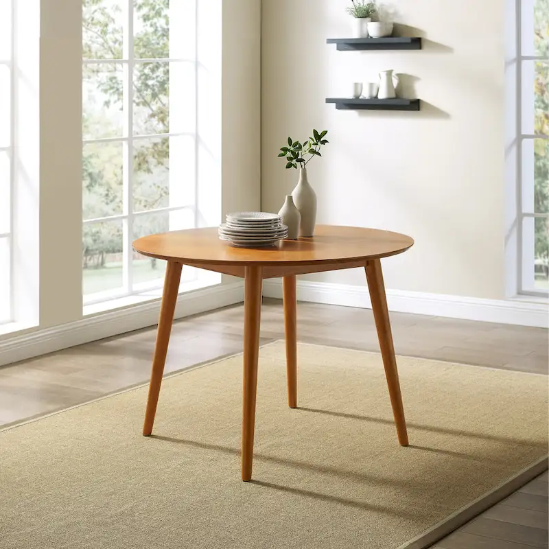 Acorn Mid-Century Modern Round Dining Table (Seats 4)