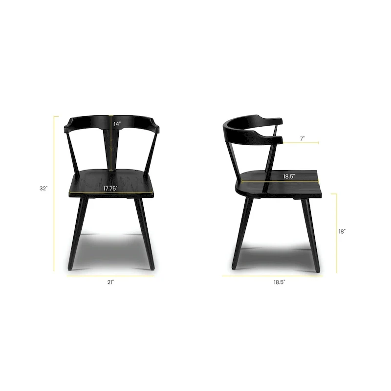 Dining Chair - Solid Oak Wood