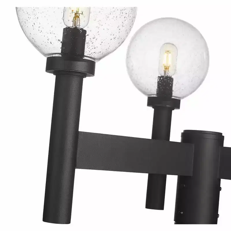 Z-Lite Laurent 3 - Light Post Light in Black