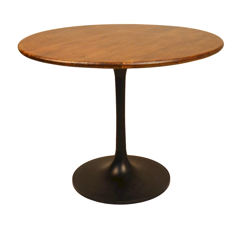 Carolina Living Alden Wood Top 40 Round Dining Table