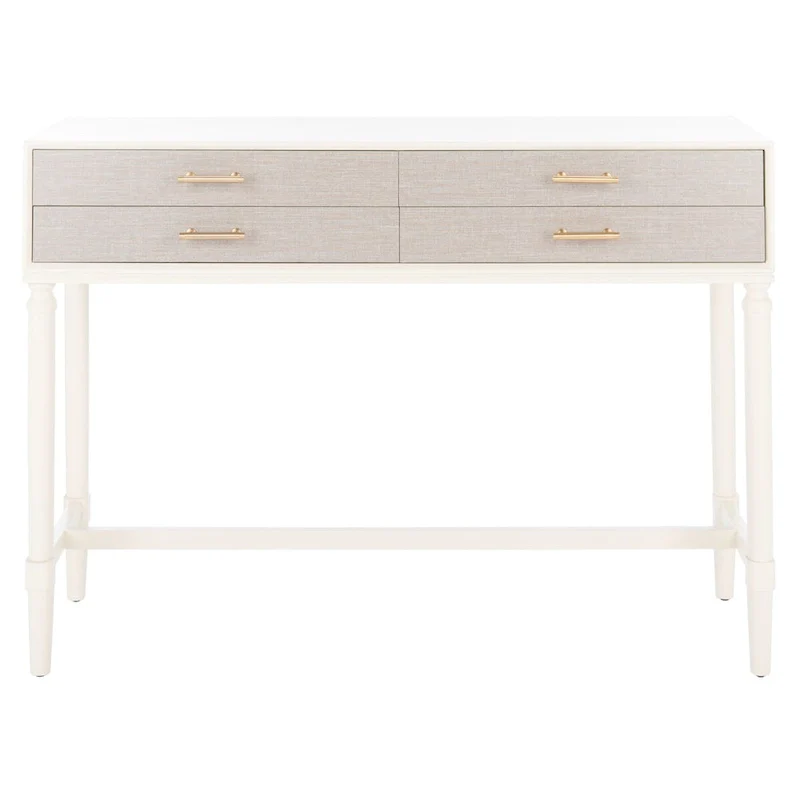 SAFAVIEH Birdella 4-Drawer Console Table - 42 W x 13 L x 29.5 H - 42Wx13Dx30H