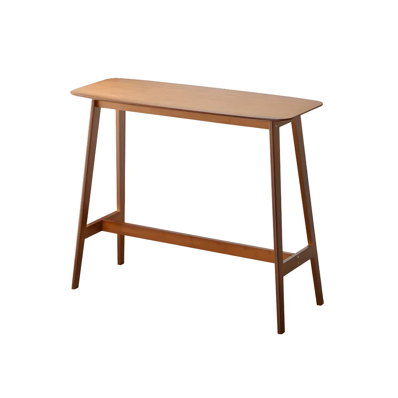 Modern Home Natural Bamboo Trestle Bar Table