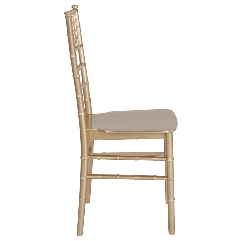 Resin Stackable Chiavari Chair - 15W x 18.75D x 35H - 15W x 18.75D x 35H