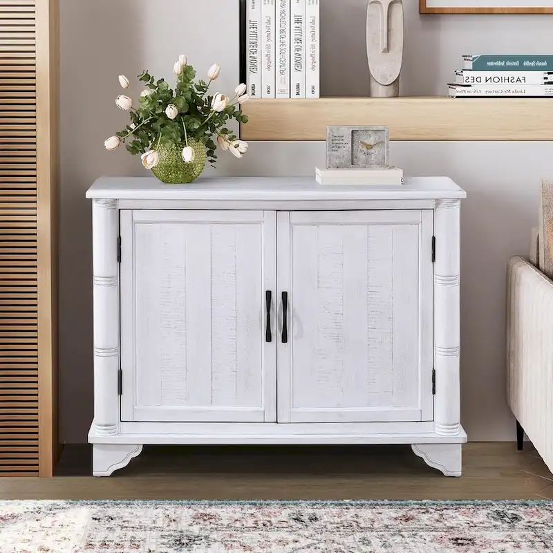 40 Console Table with Storage Shelf,Retro Entryway Table with Adjustable Storage Shelf,Sofa Couch Table for Hallway