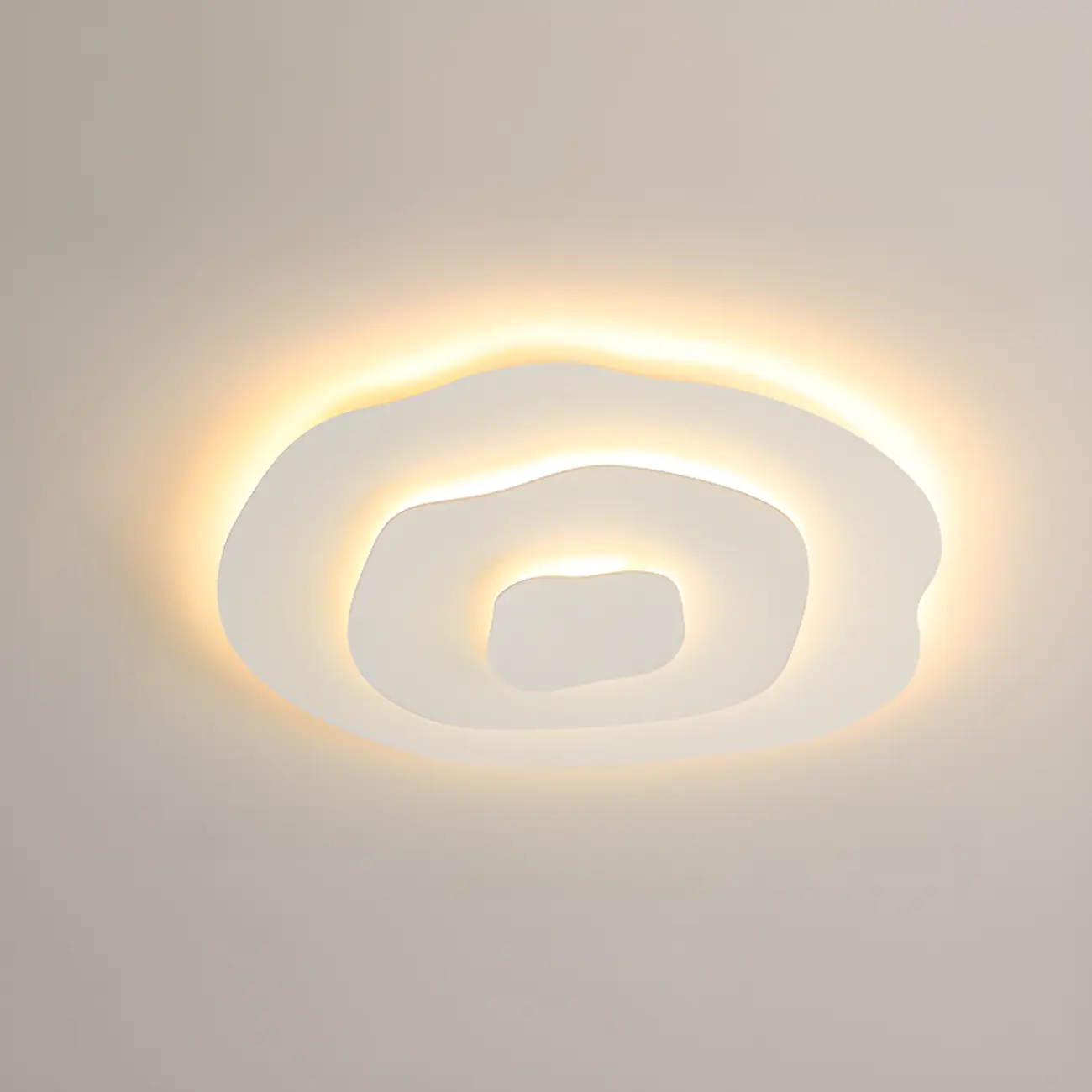 Modern Floral Flush Mount Ceiling Light for Living Room