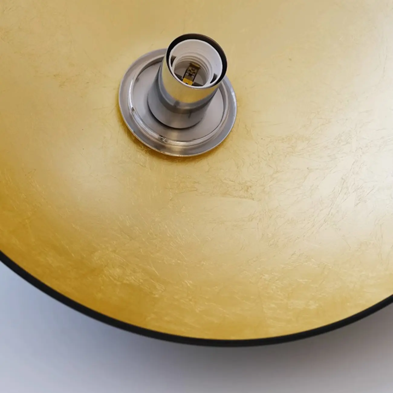 Simple Barn Shape Metal Semi Flush Ceiling Light