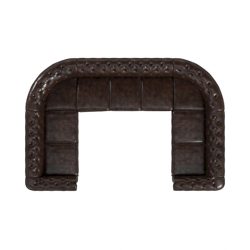 Knightsbridge Chesterfield U-shaped Sectional by iNSPIRE Q Artisan