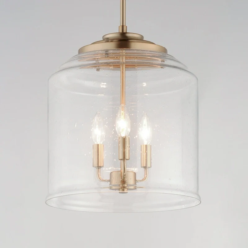 Maxim Acadia 3 Light 14  Wide Taper Candle Pendant
