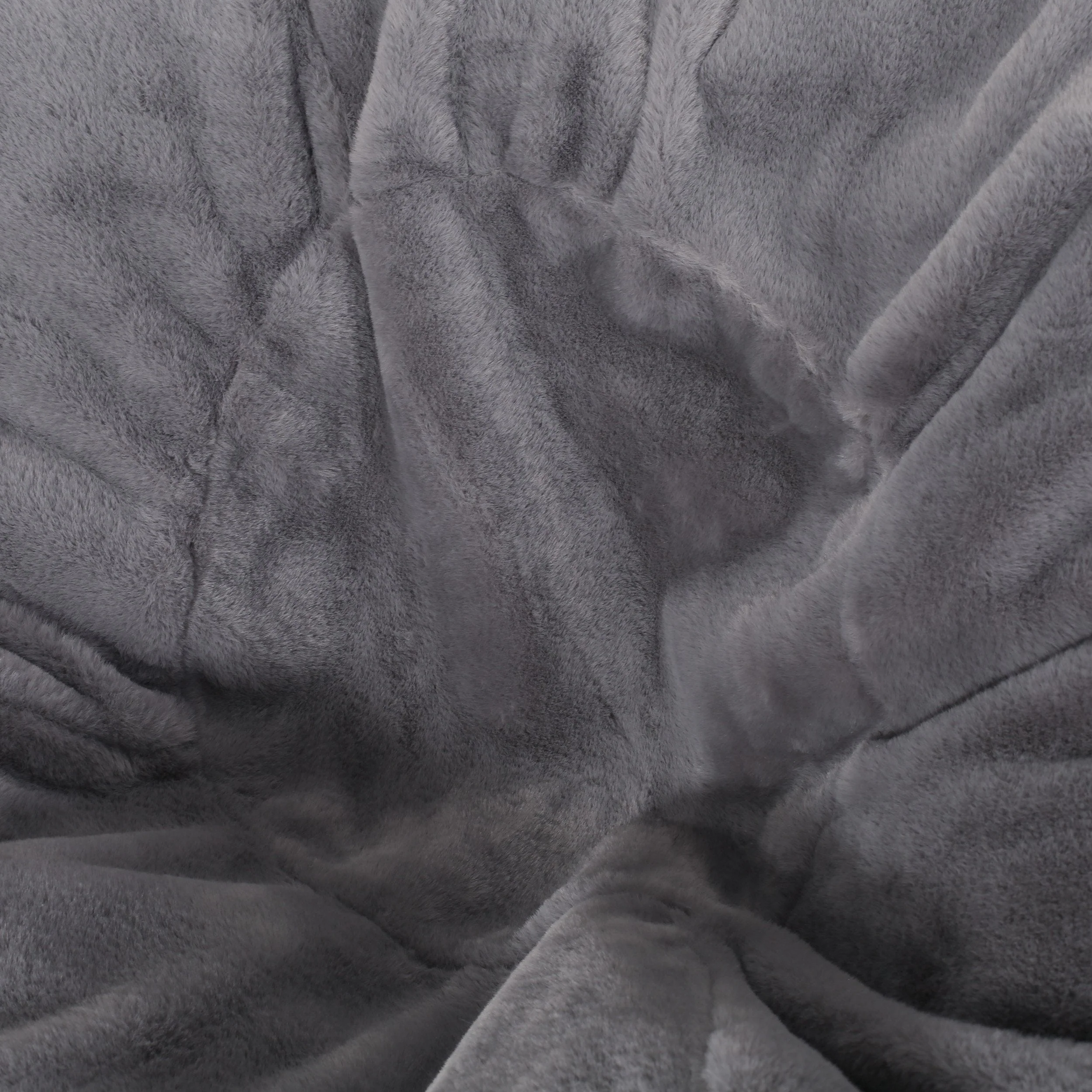 Modern Glam 3 Foot Faux Fur Bean Bag - NH325513