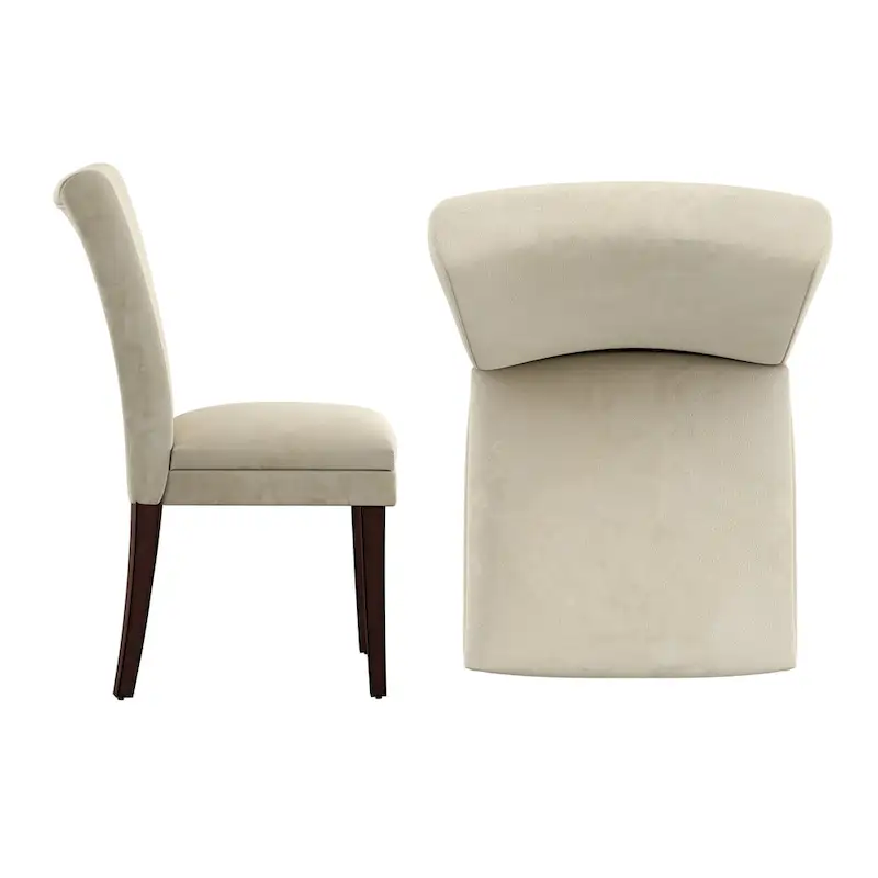 Dinant Chenille Parsons Dining Chairs (Set of 2) - Dining Chair