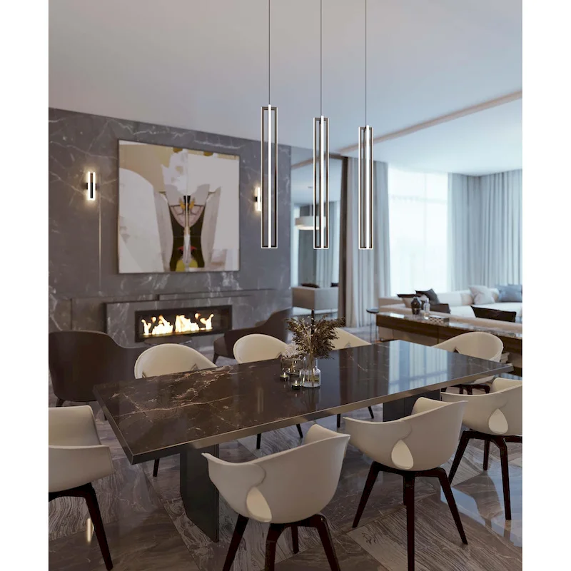 Cass 3 Light Small Linear Pendant