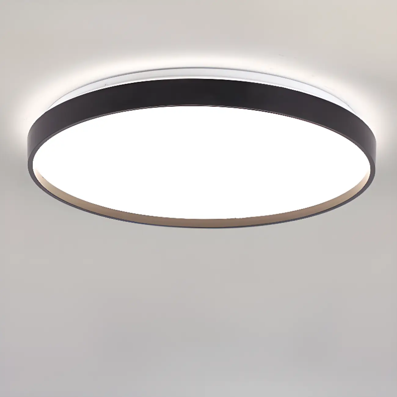 Stylish Circular Acrylic Flush Ceiling Light in Multi Dimming