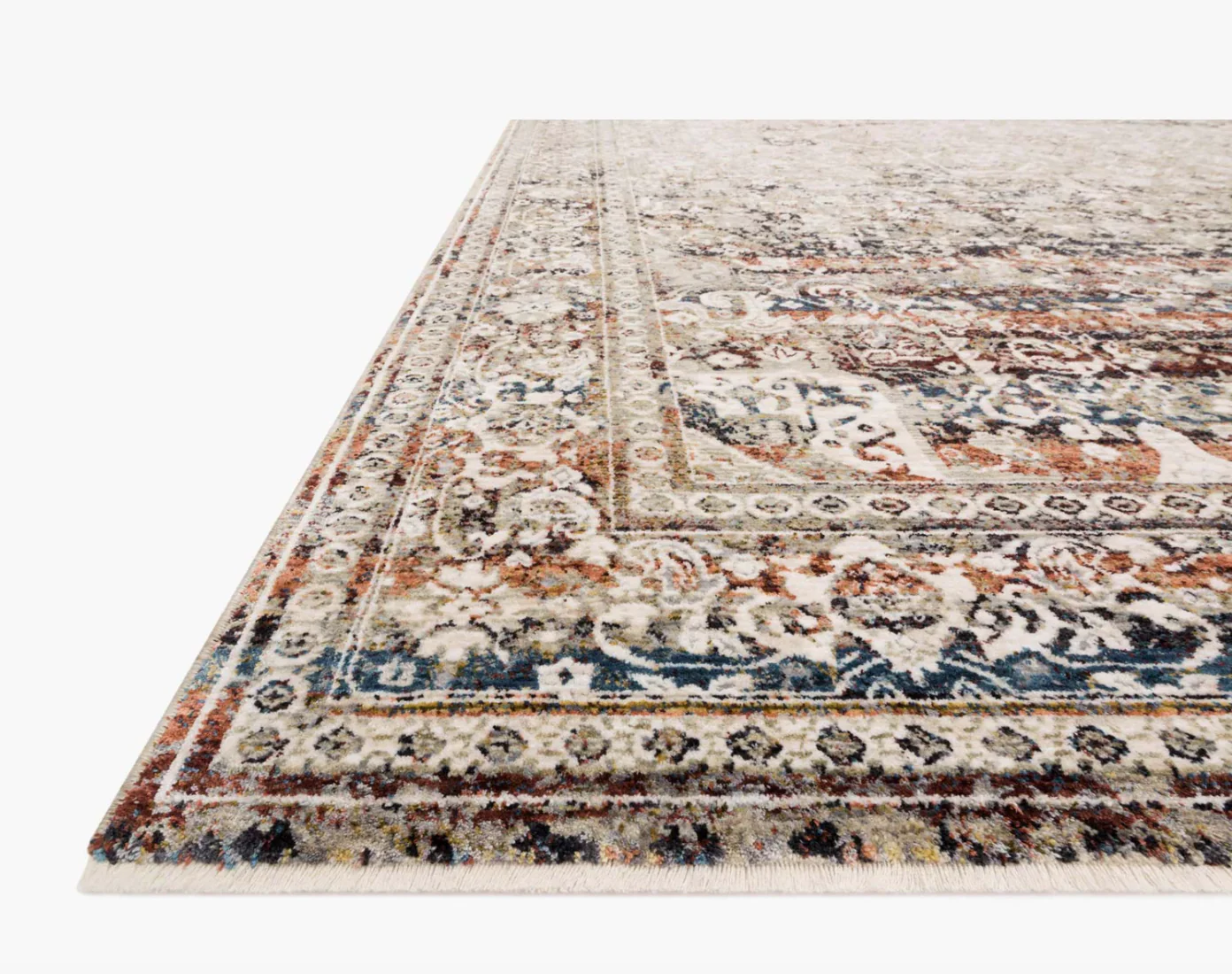 Theia Taupe/Brick Rug