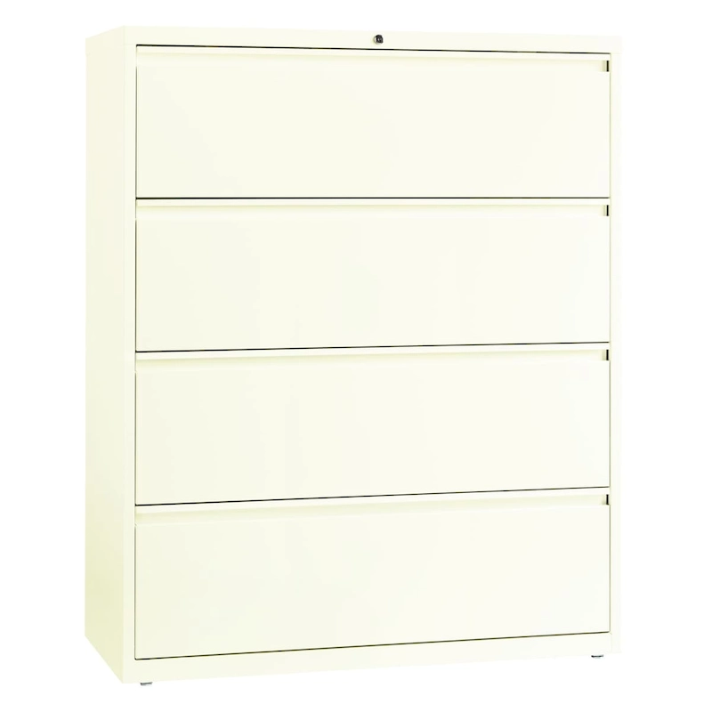 8000 Series 42 Wide 4-Drawer Lateral File Cabinet, Light Gray