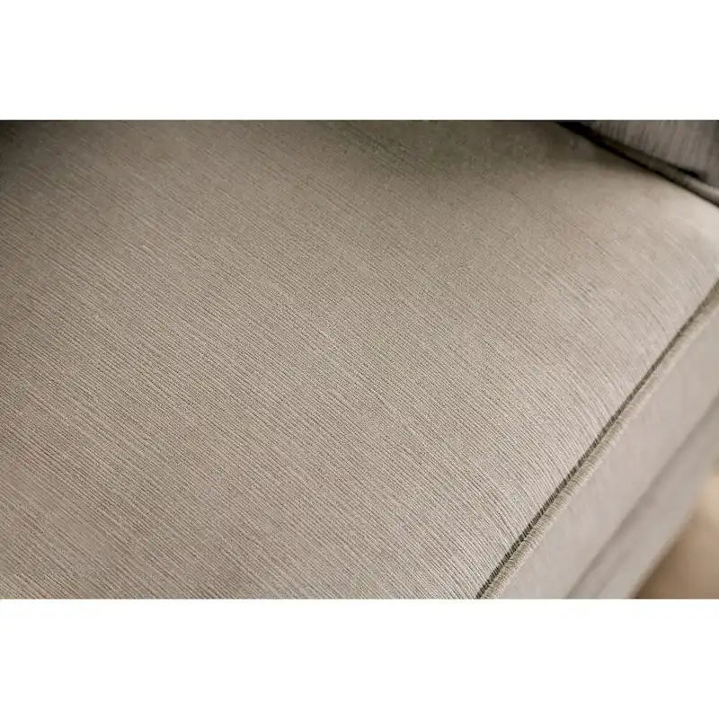 Cram Traditional Brown Chenille Tufted Nailhead Sofa by