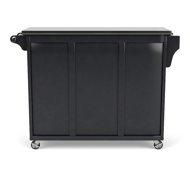 Create-a-Cart Black Kitchen Cart