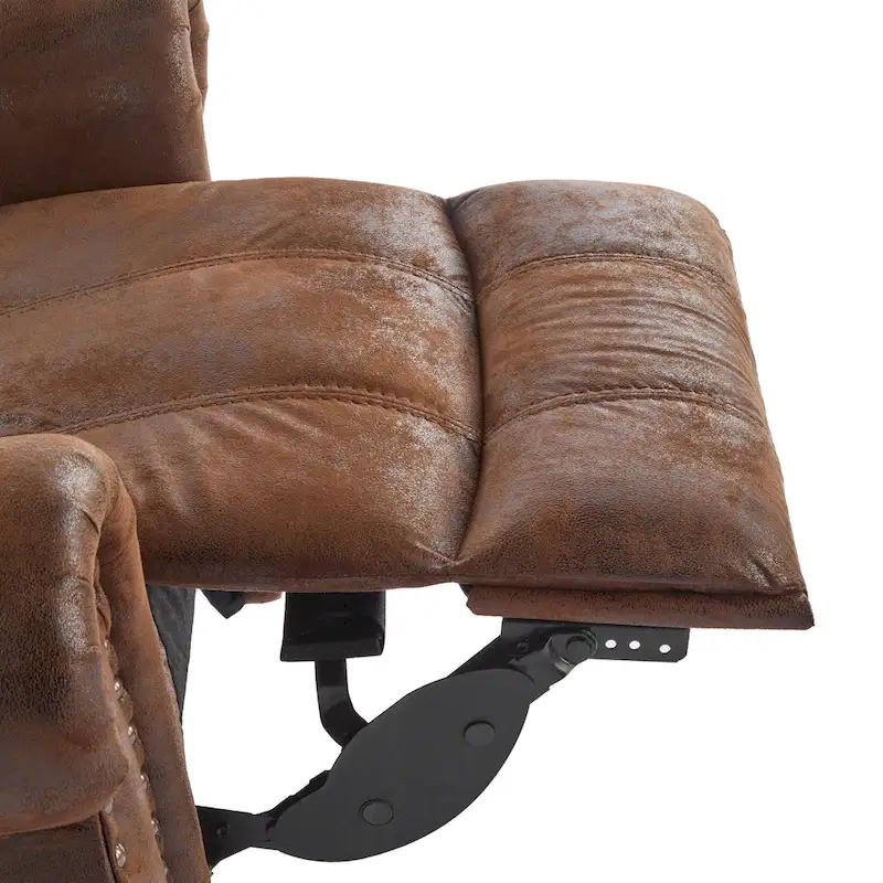 Charlie Bonded Leather Glider Recliner