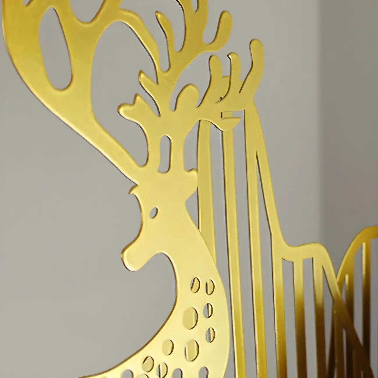 3/4-Light Modern Gold Metal Abstract Island Light