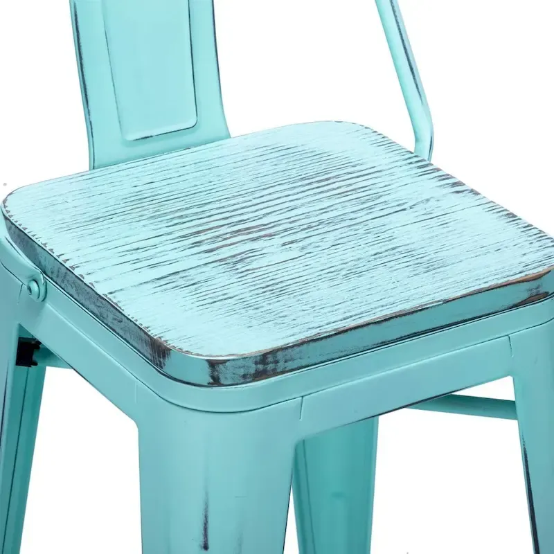 Bar Stools 24 Inches Metal bar stools with backs