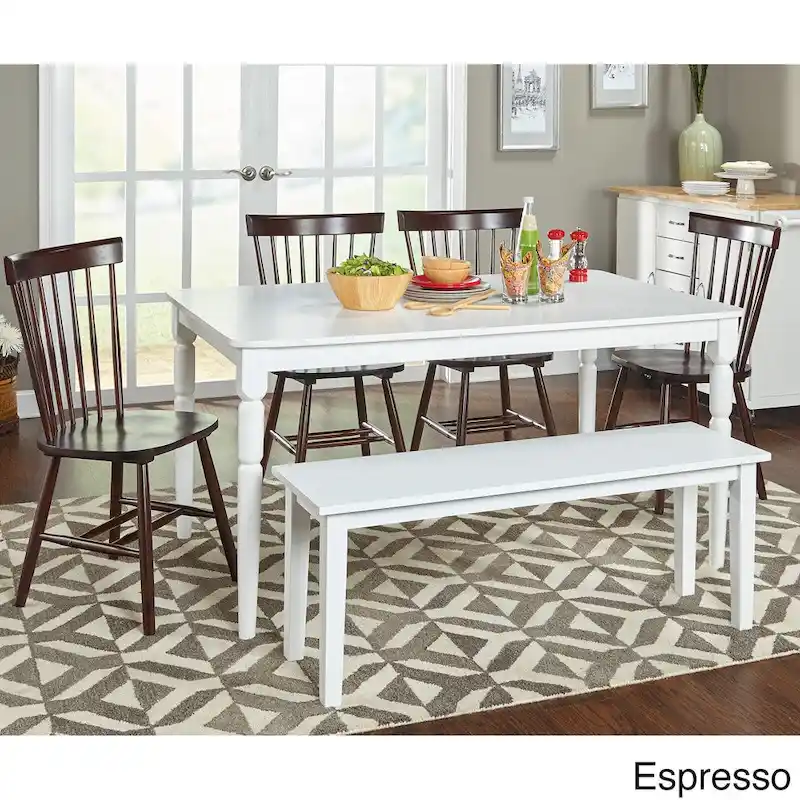 Simple Living Parma Dining Set with Dining Bench