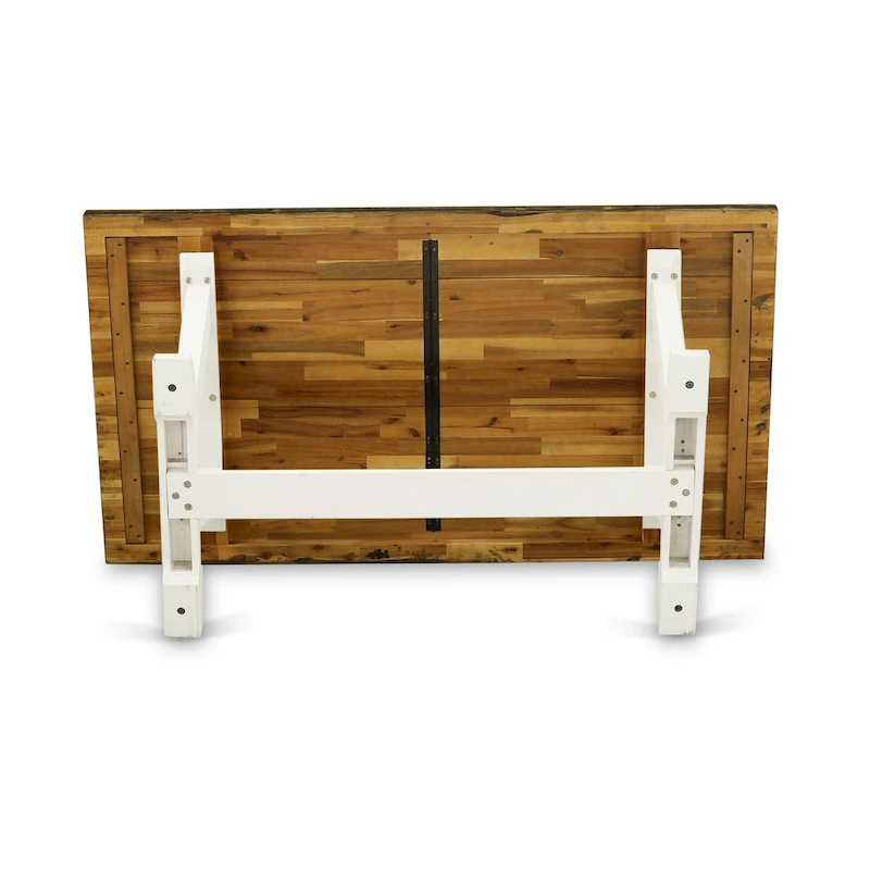 East West Furniture Kitchen Table Set- a Dining Table and Cream Linen Fabric Chairs, Linen White(Pieces Options)