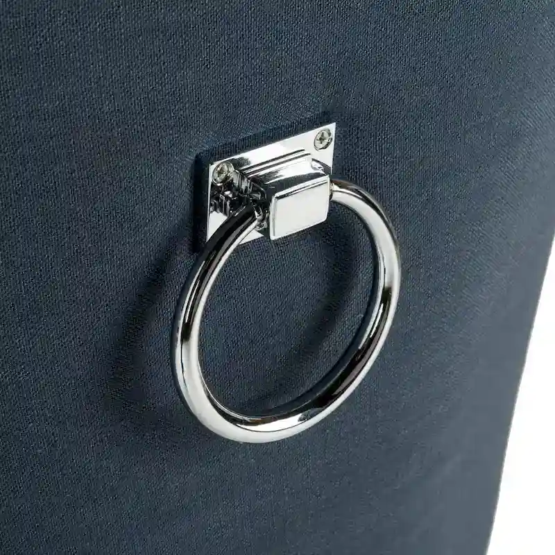 SAFAVIEH Dottie 26-inch Tufted Wing Back Counter Stool - Grey / Espresso (Set of 2) - 22.5  x 25  x 41  - 22.5  x 25  x 41