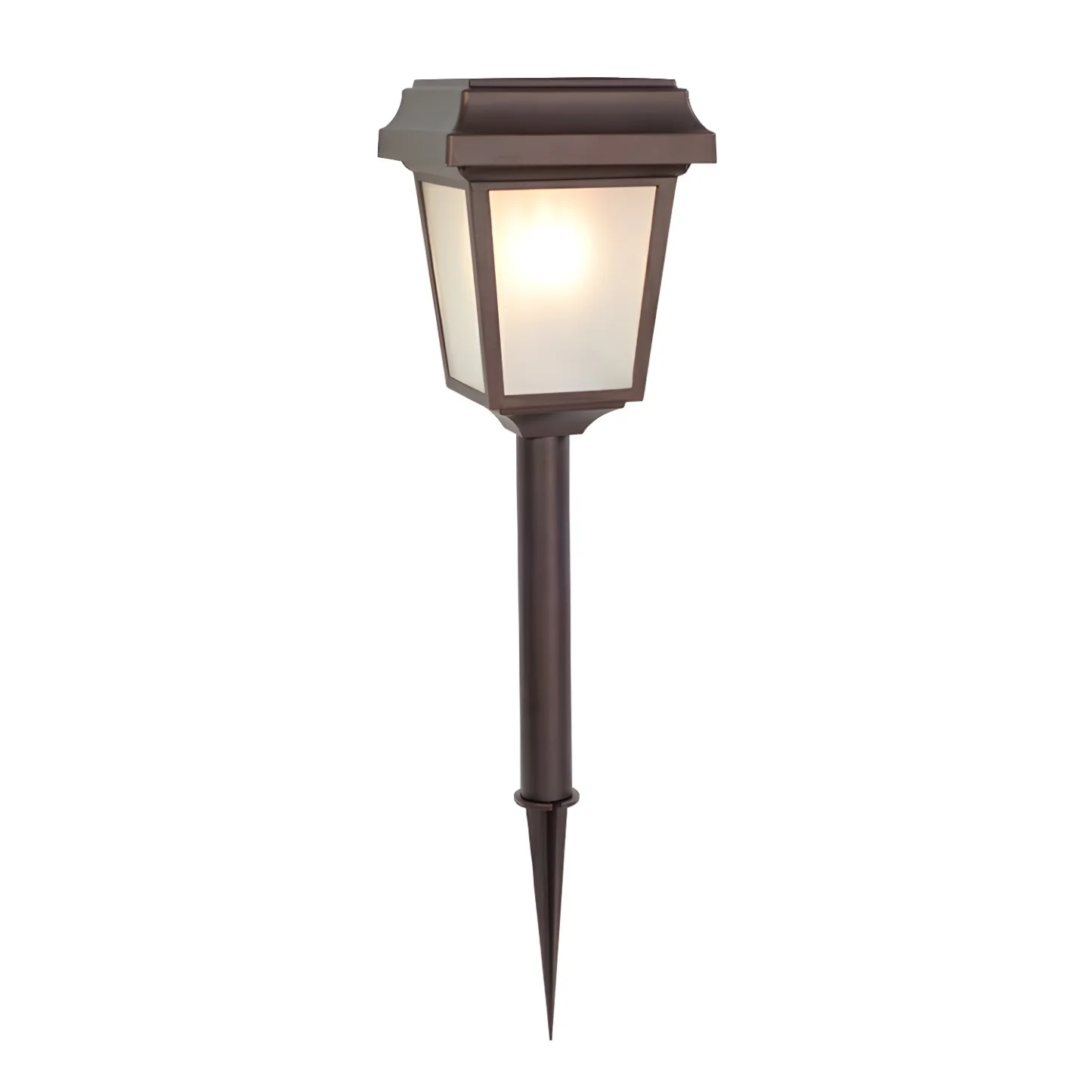 Trapezoidal Stake Metal Solar Landscape Lighting